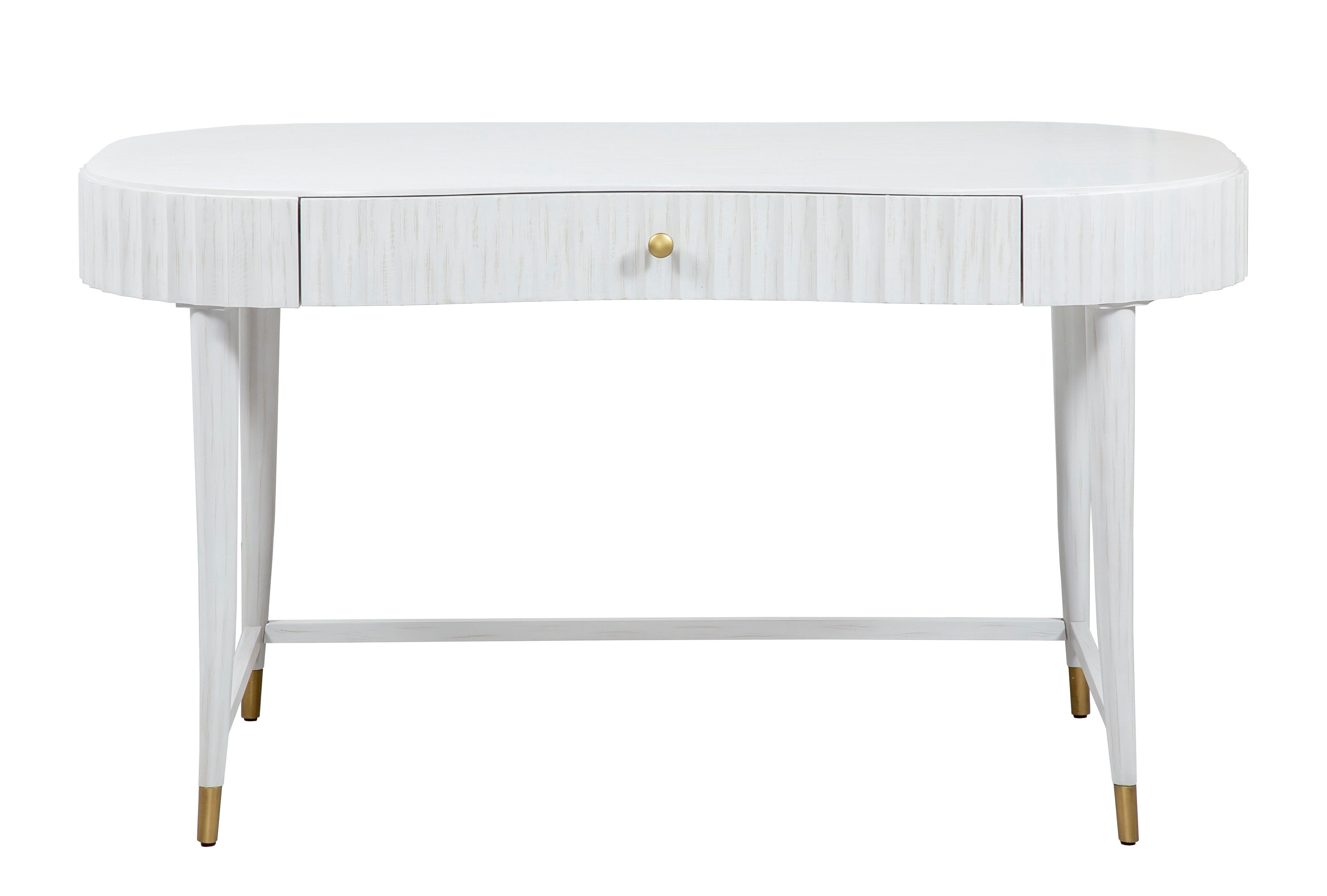 East Camden Vanity Desk in Pearl