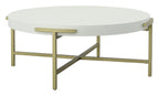 East Camden Round Cocktail Table in  Pearl