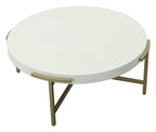 East Camden Round Cocktail Table in  Pearl