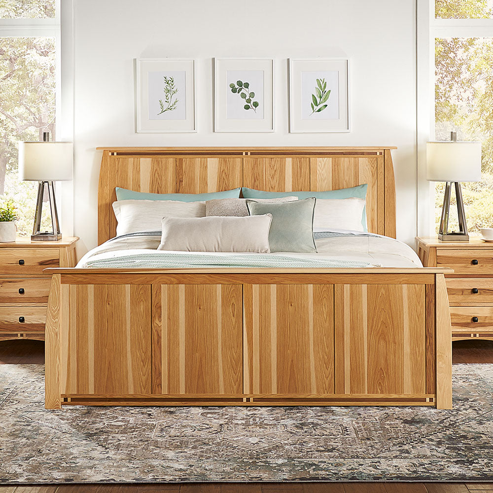 A-America Adamstown Panel Bed in Natural