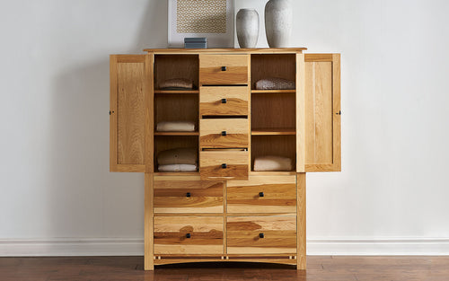 A-America Adamstown Double Door Chest in Natural