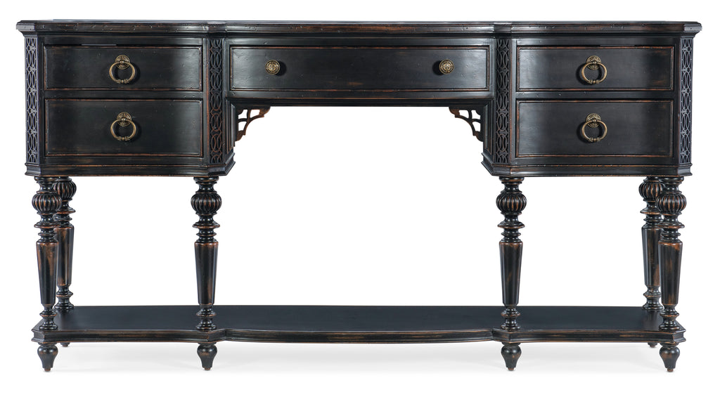 Hooker Furniture Charleston Five-Drawer Server in Black Cherry