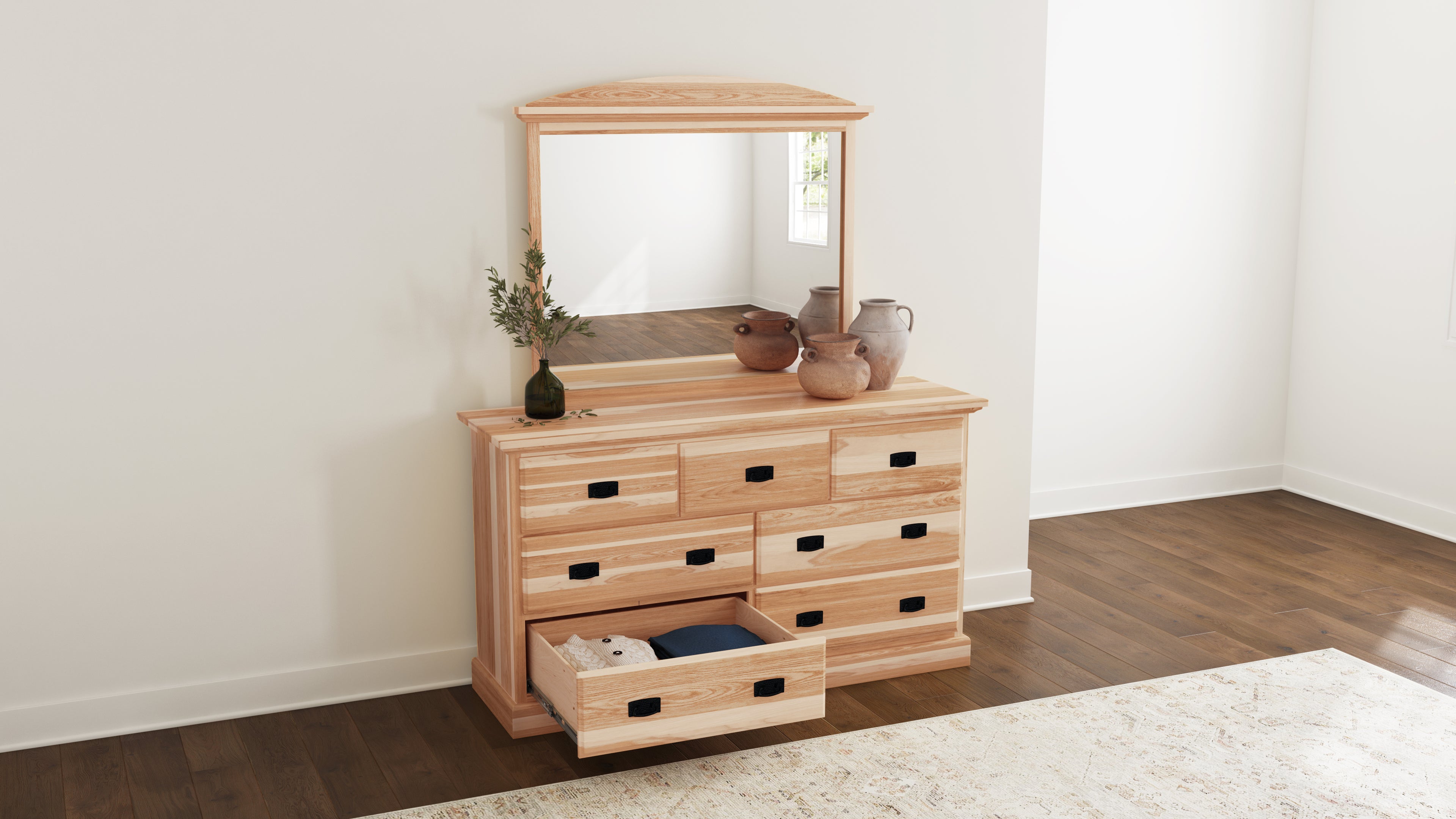 A-America Amish Highlands Dresser in Natural