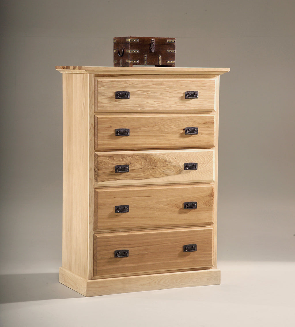 A-America Amish Highlands 5-Drawer Chest in Natural