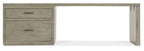 Hooker Furniture Linville Falls 96" Desk with Lateral File in Mink