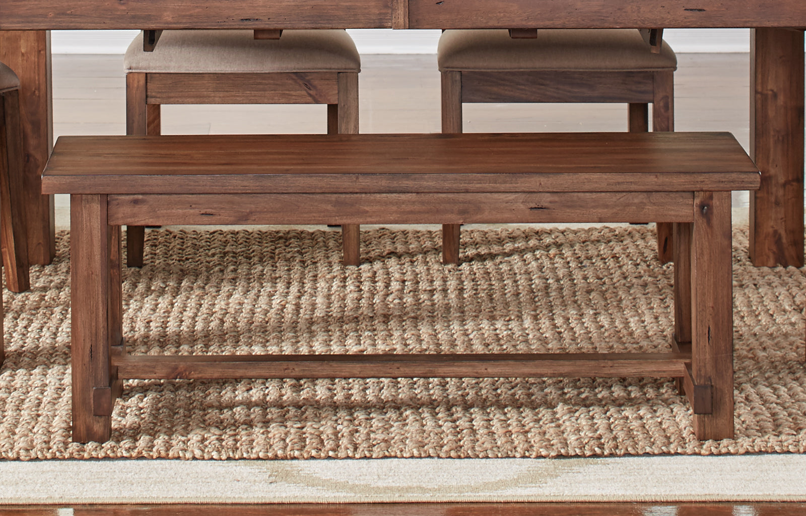 A-America Anacortes Bench in Salvaged Mahogany