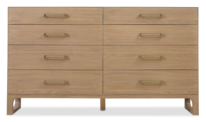 Hooker Furniture Banyon Bay Eight Drawer Dresser in Desert Oak