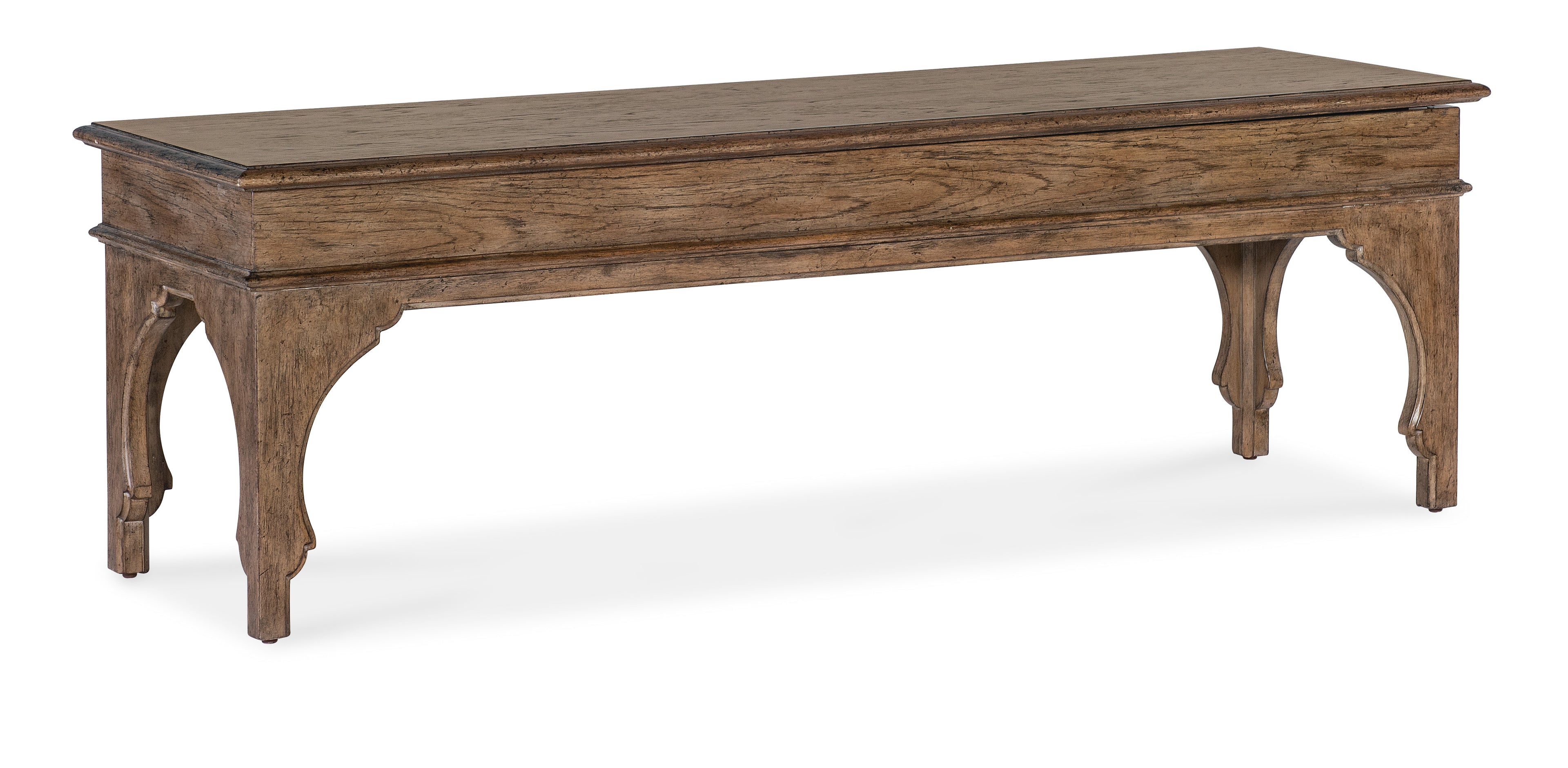 Hooker Furniture Americana Bed Bench in Medium Wood