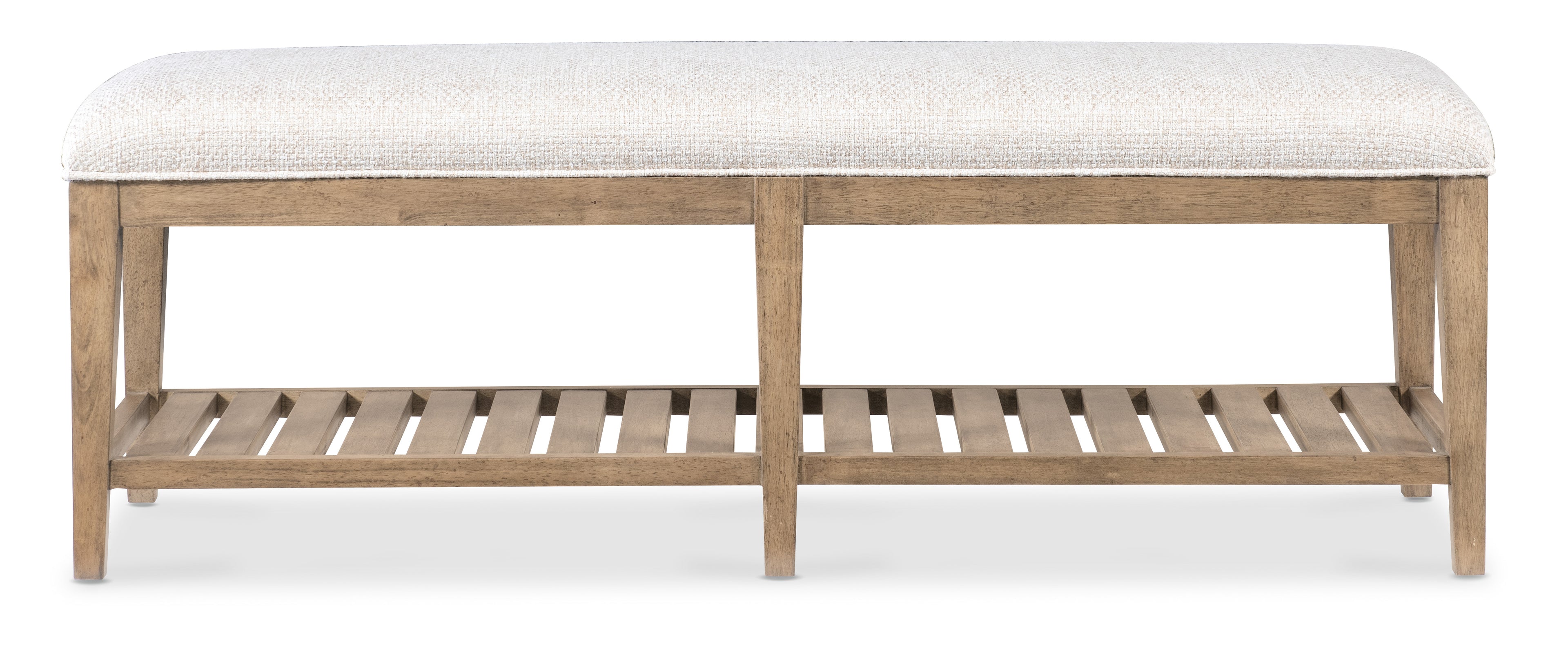 Hooker Furniture Vineyard Row Bed Bench in Sonoma