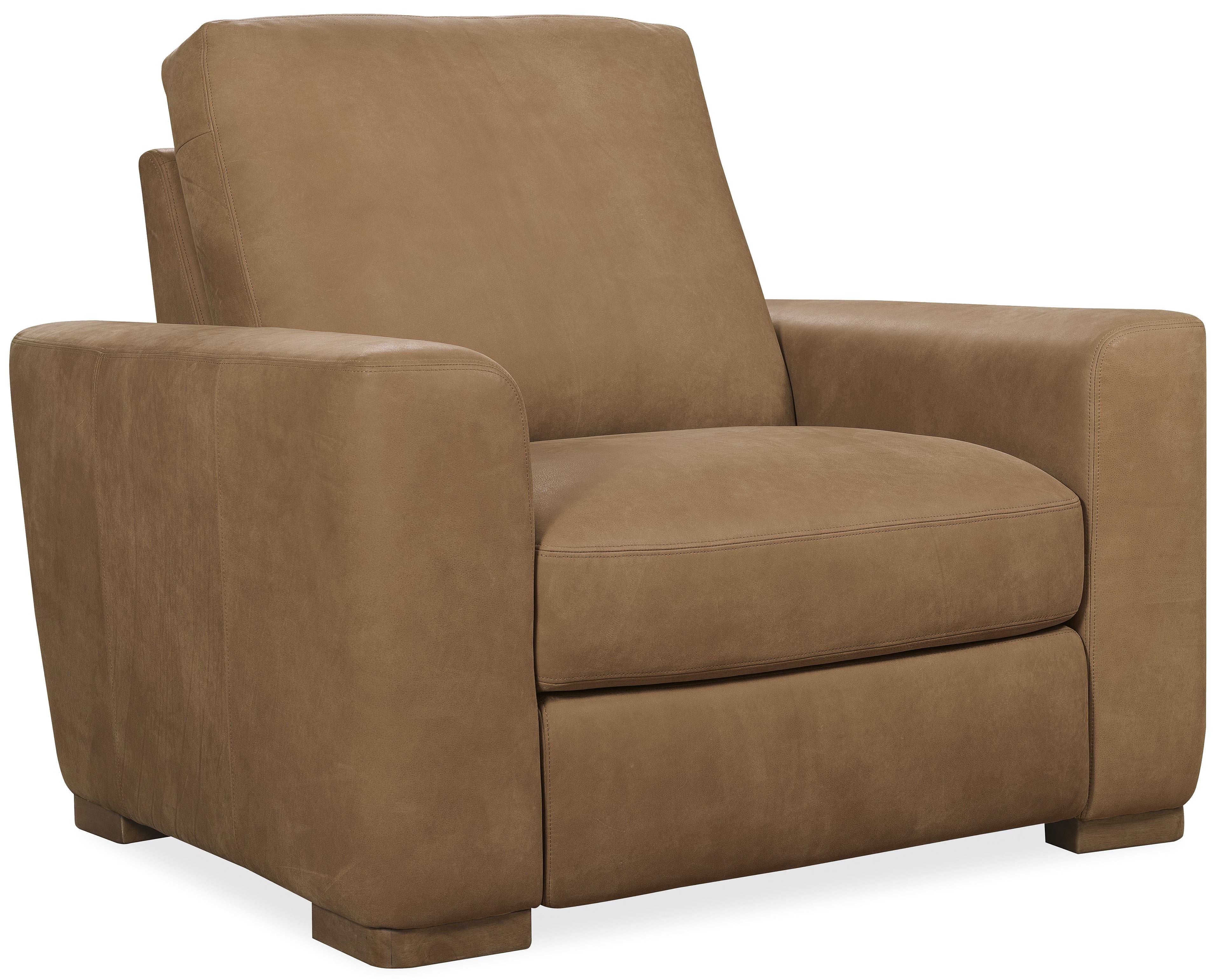 Hooker Furniture Living Your Way Optimus Small Power Recliner with  Power Headrest in Brown