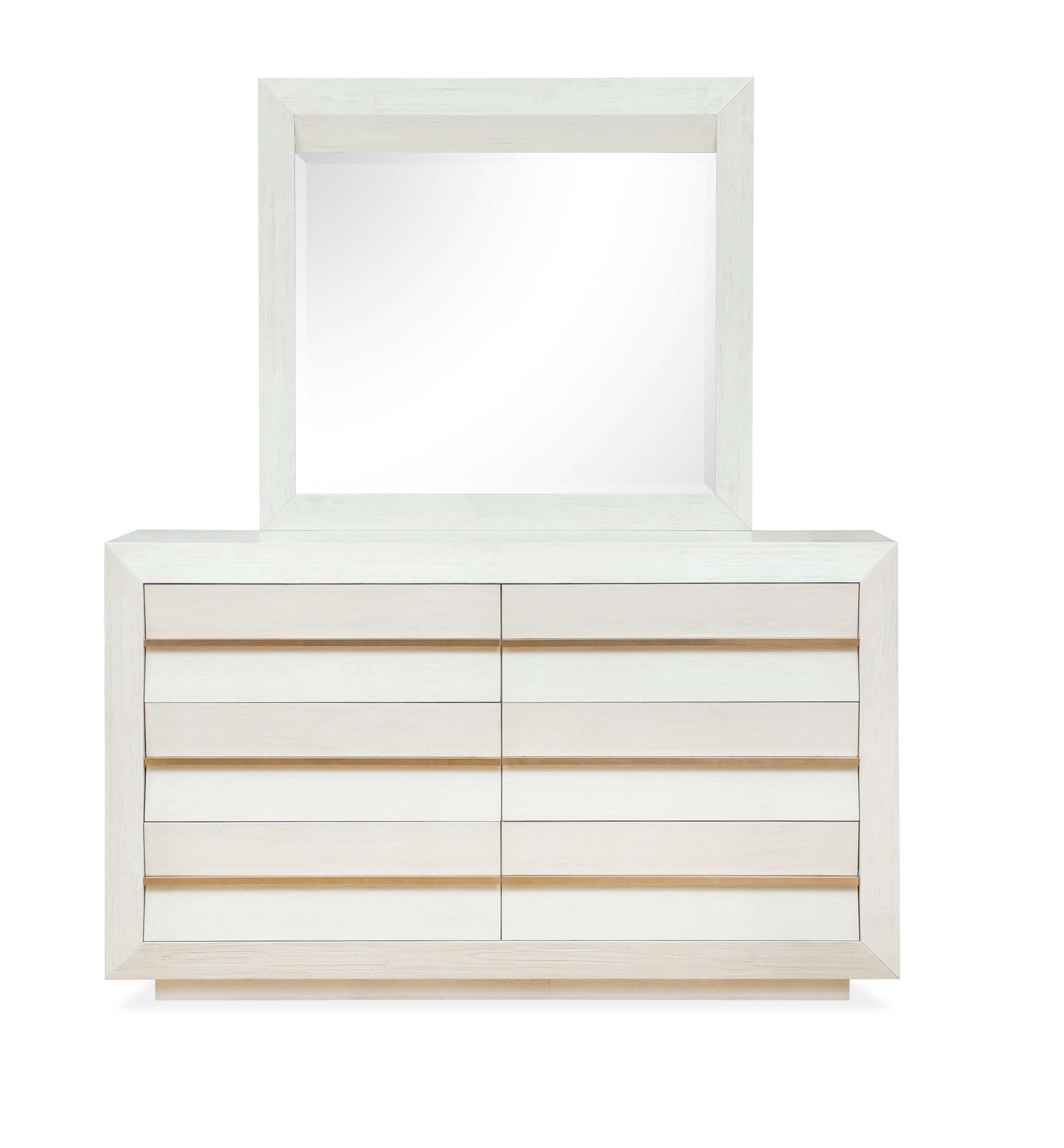 Magnussen Avondale Landscape Mirror in Quartz