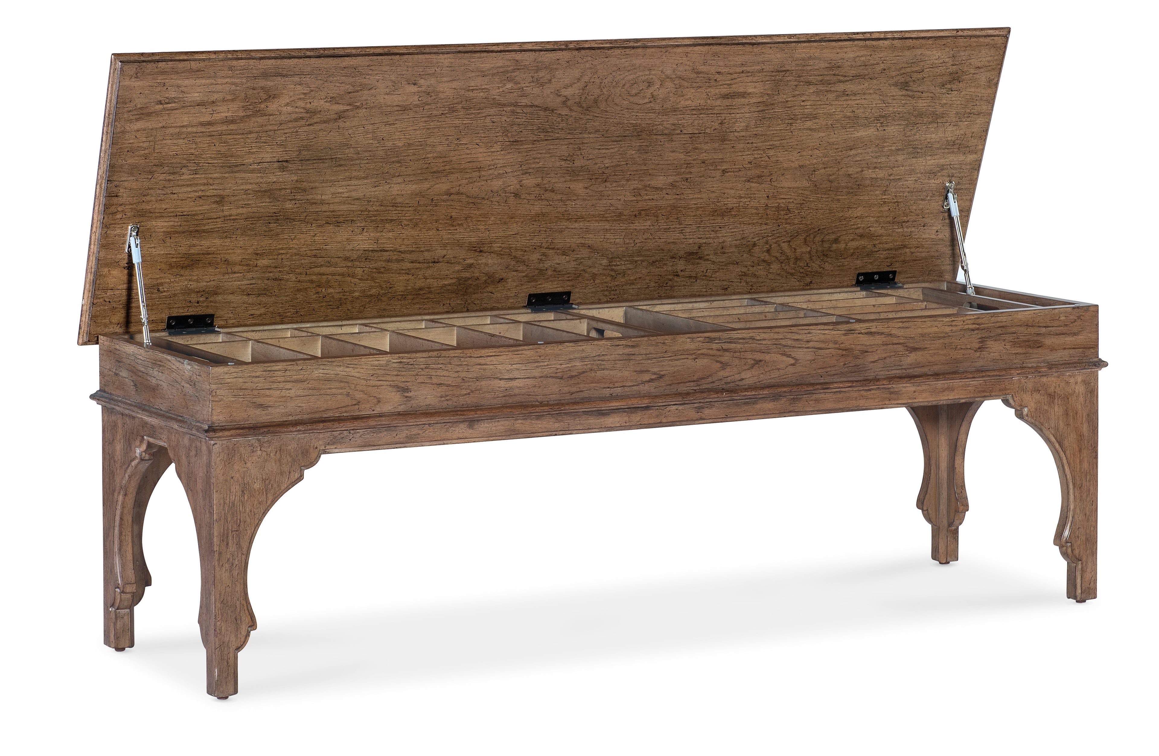Hooker Furniture Americana Bed Bench in Medium Wood