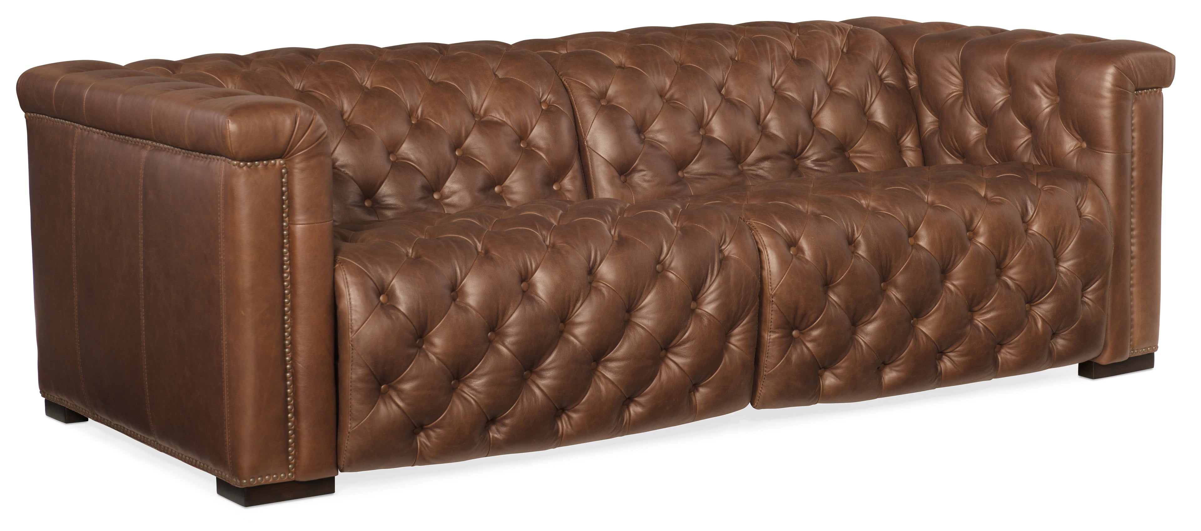 Hooker Furniture Savion 2 over 2 Sofa with Power Recline & Power Headrest