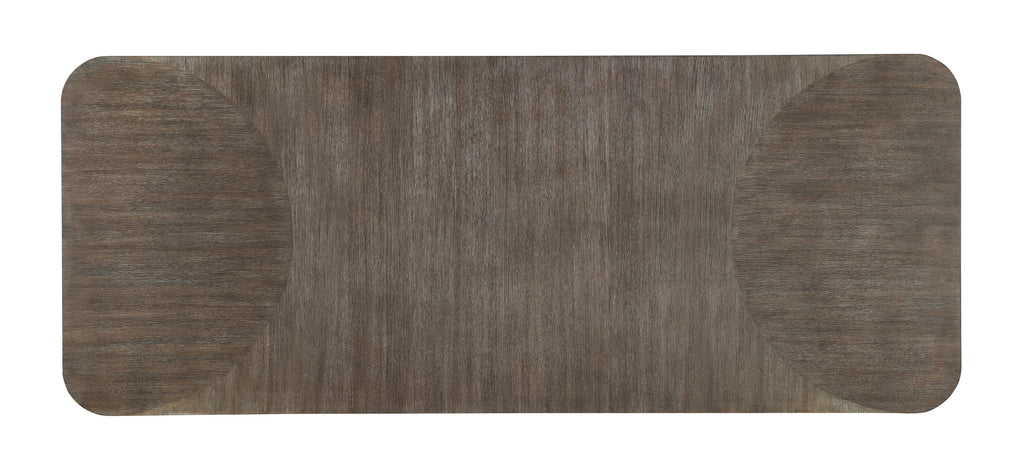 Hooker Furniture Modern Mood Leg Dining Table with 1-24in Leaf in Mink