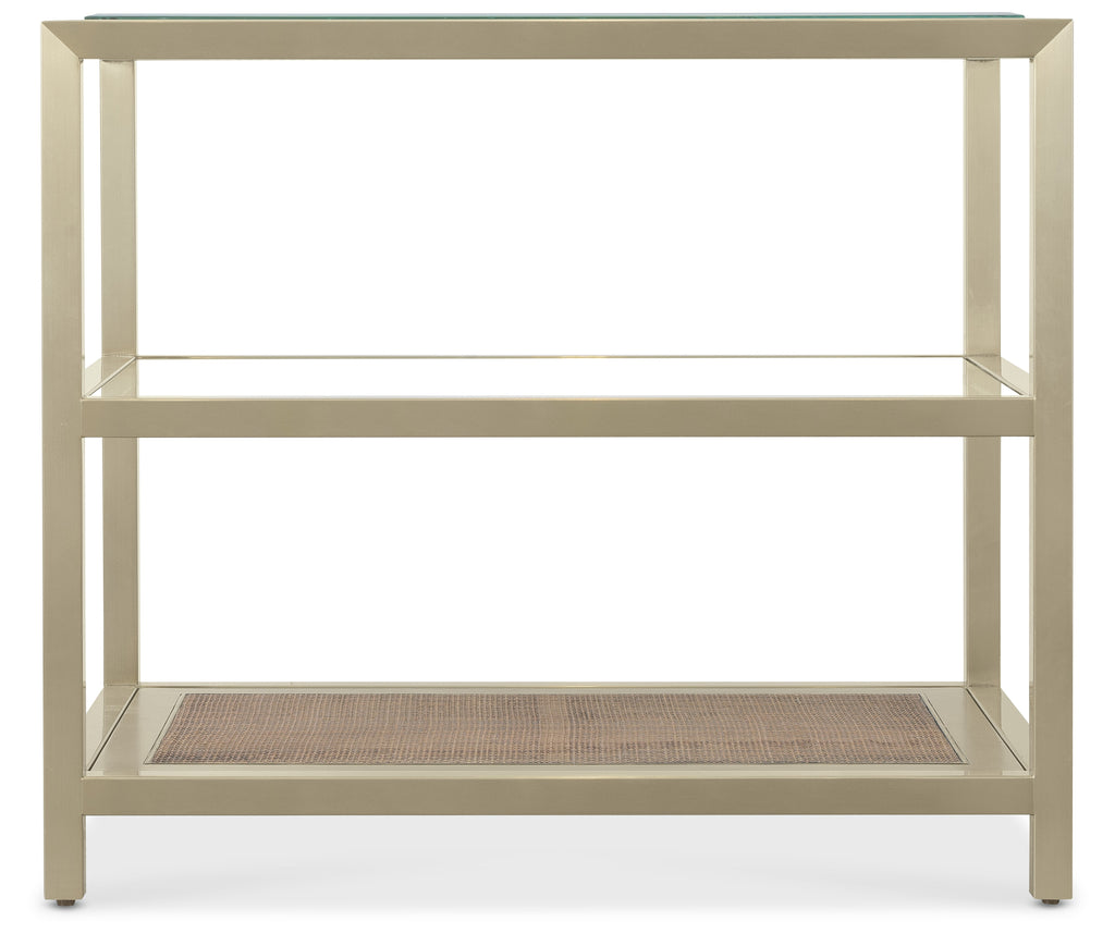 Hooker Furniture Melange End Table in Silvers