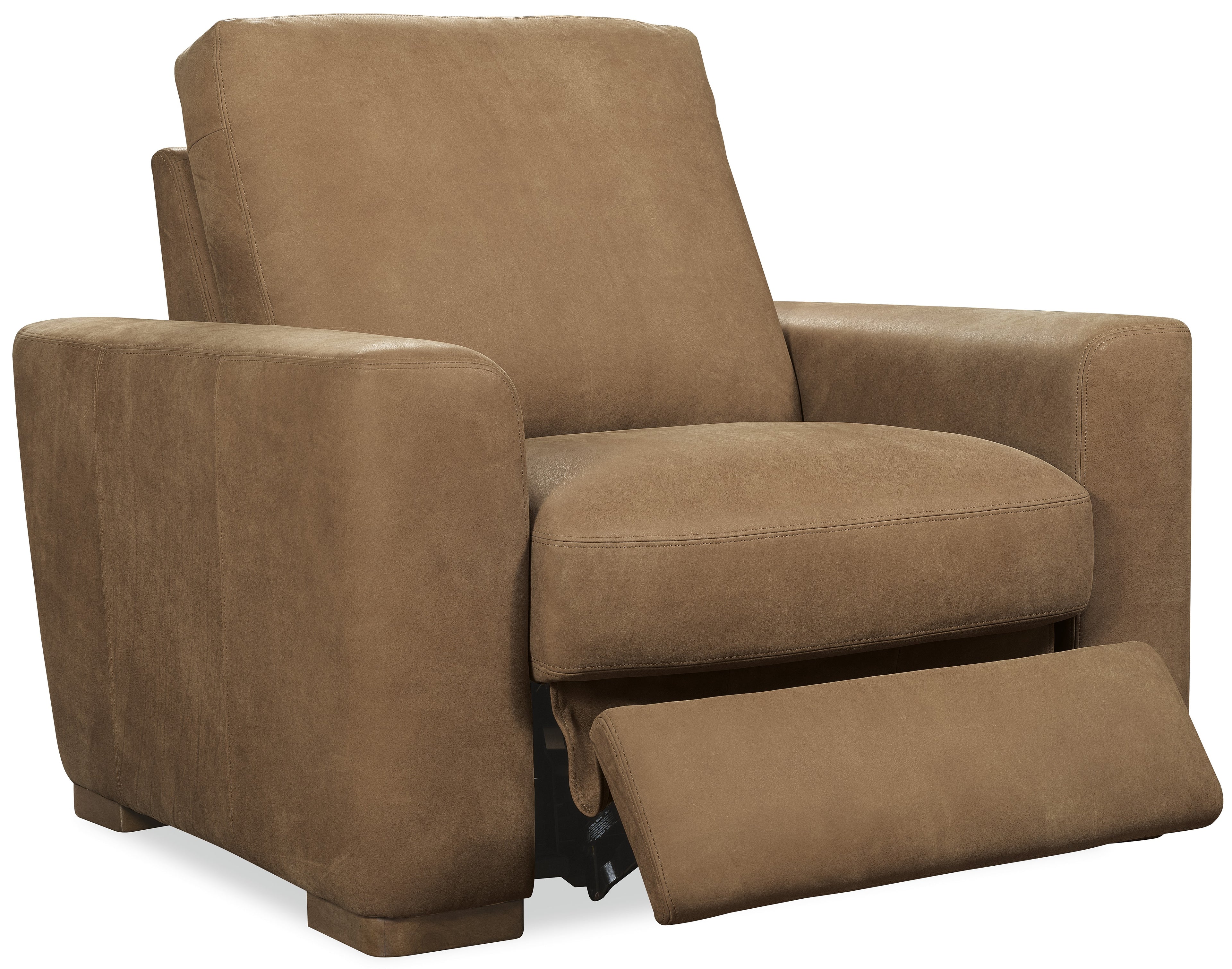 Hooker Furniture Living Your Way Optimus Small Power Recliner with  Power Headrest in Brown