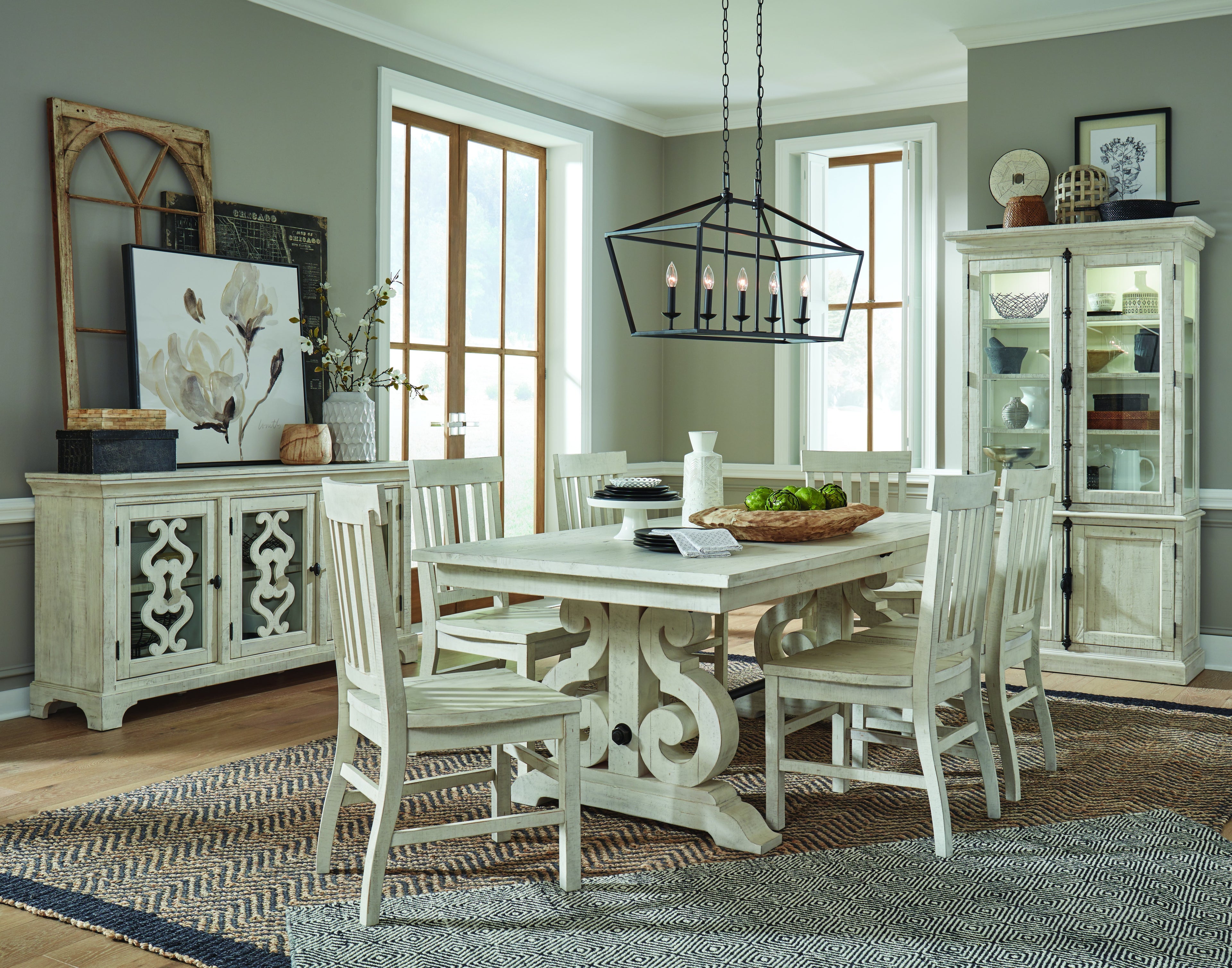Bronwyn Dining Cabinet in Alabaster
