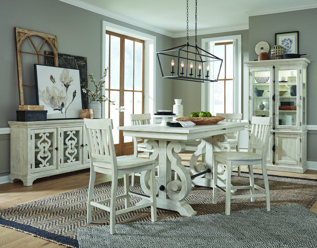 Bronwyn Counter Chair (2/ctn) in Alabaster