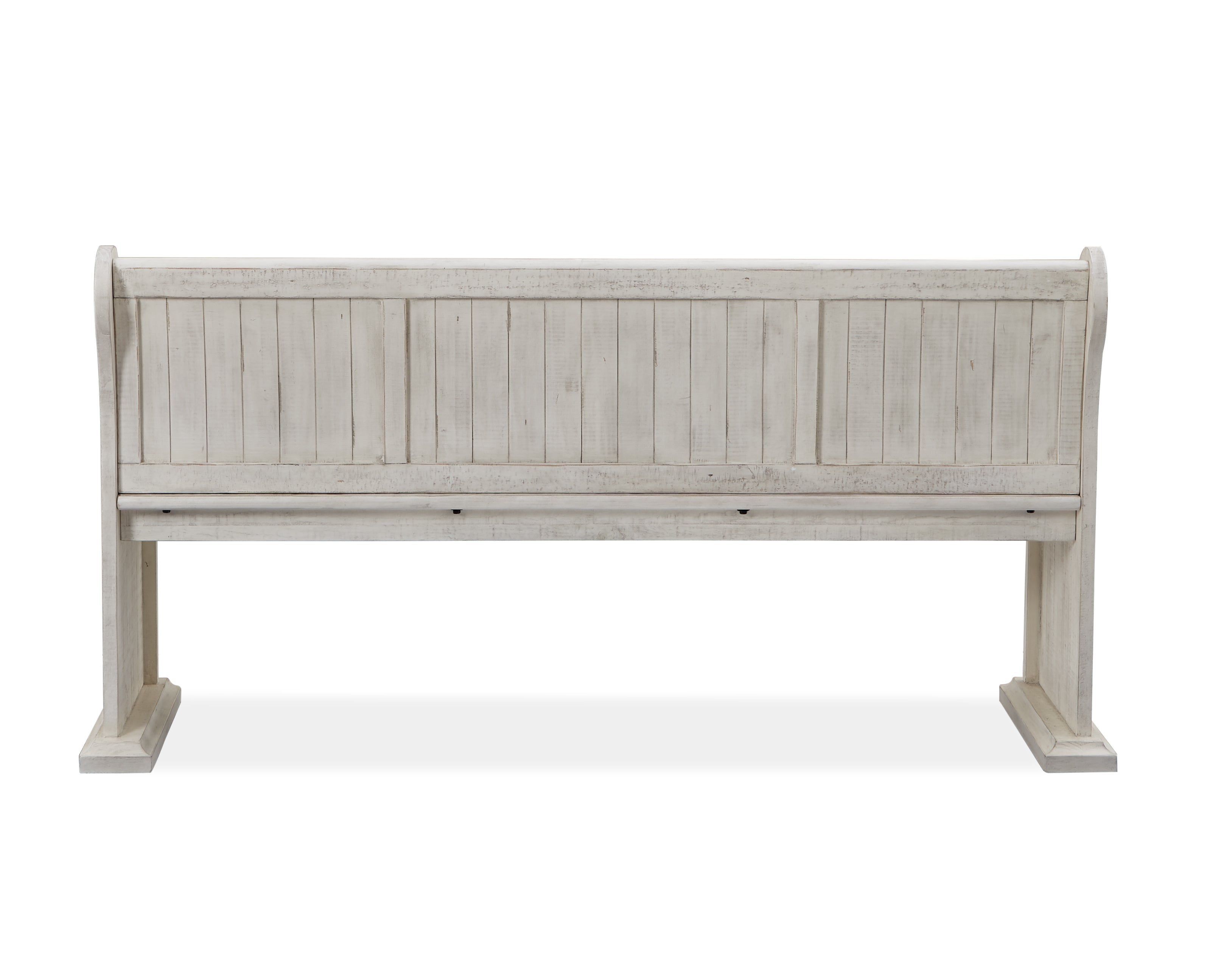 Bronwyn Bench w/Back in Alabaster