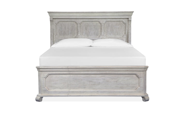 Bronwyn Panel Bed in Alabaster