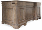 Hooker Furniture Sutter Junior Executive Desk in Medium Wood
