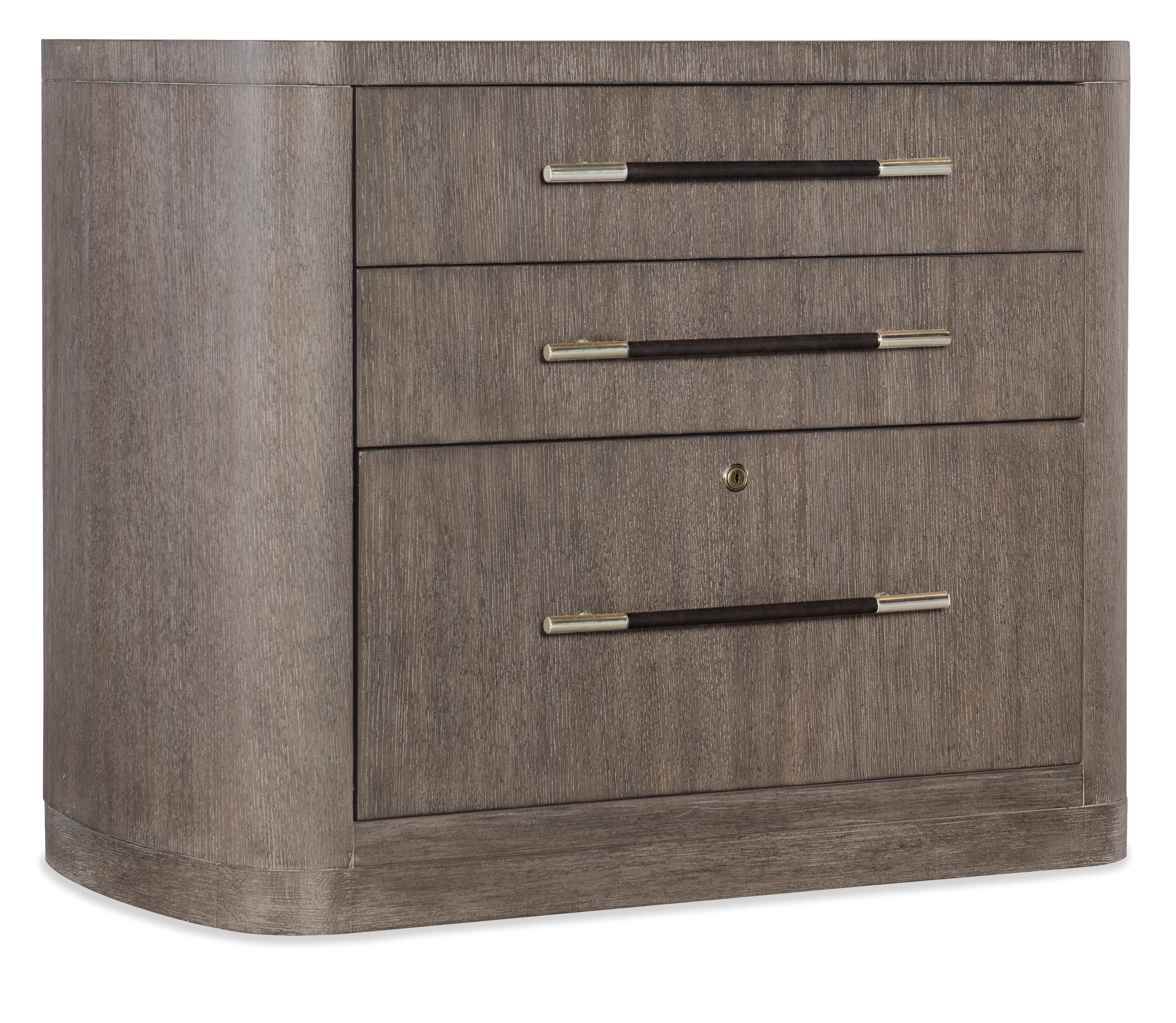 Hooker Furniture Modern Mood Lateral File in Dark Wood