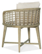 Hooker Furniture Surfrider Barrel Back Chair in Driftwood