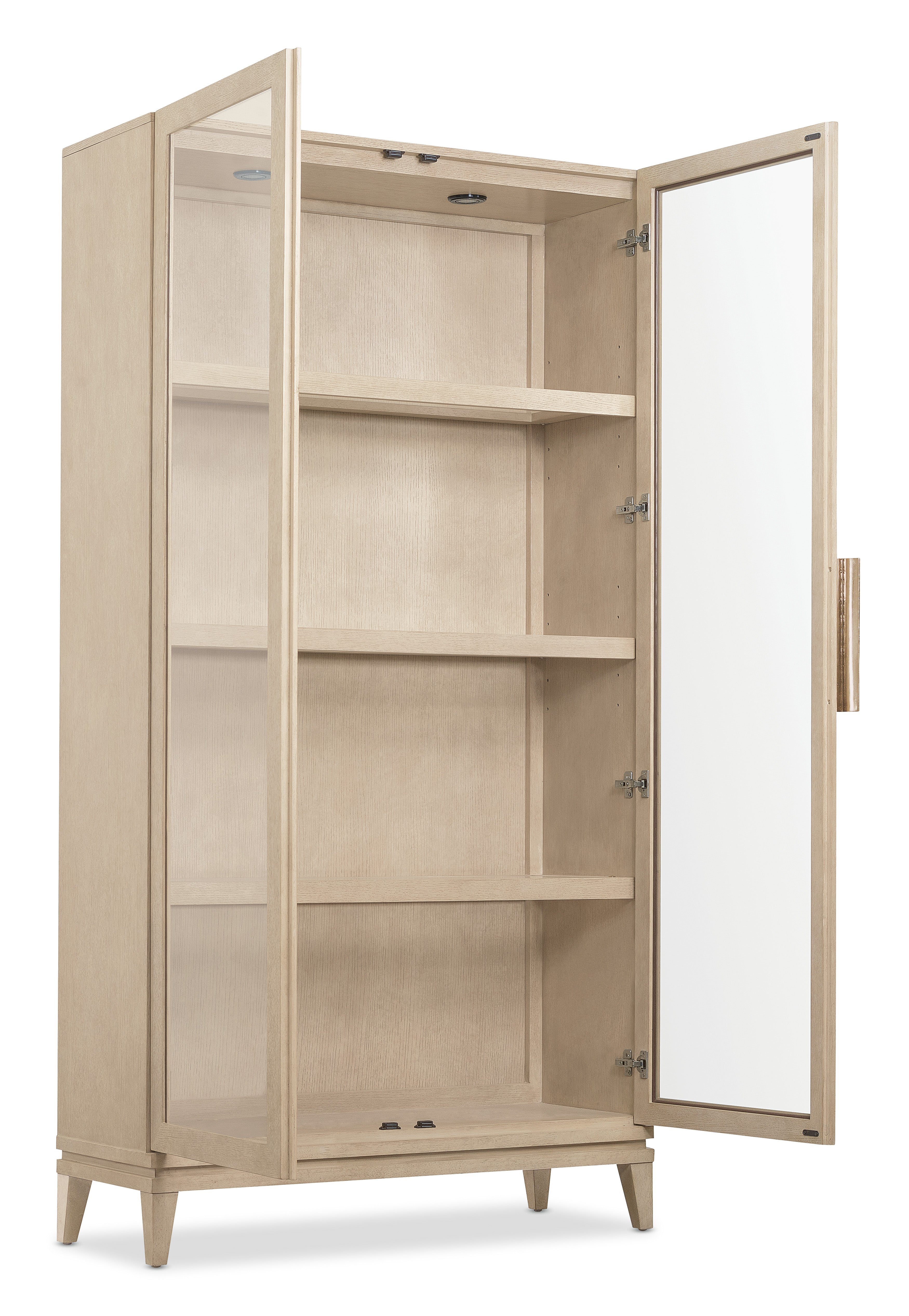 Hooker Furniture Westwood Display Cabinet in Light Wood