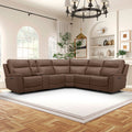 Liberty Furniture Collins 6 Piece Sectional in York Chestnut