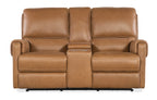 Hooker Furniture Somers Console Loveseat with Power Recline & Power Headrest