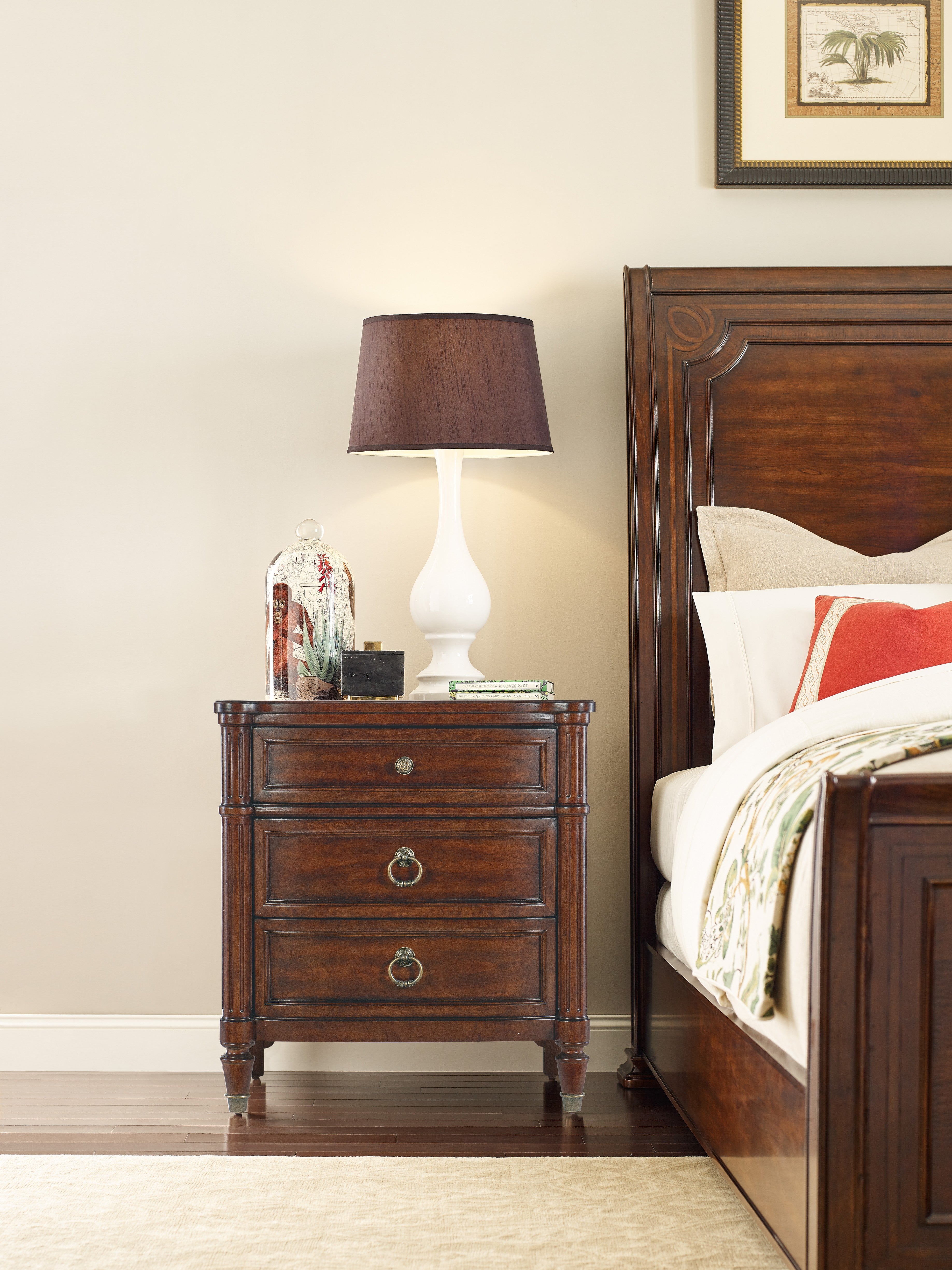 Hooker Furniture Charleston Three-Drawer Nightstand