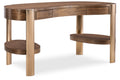 Hooker Furniture Eleana Writing Desk in Light Caramel/Sunlit Bronze