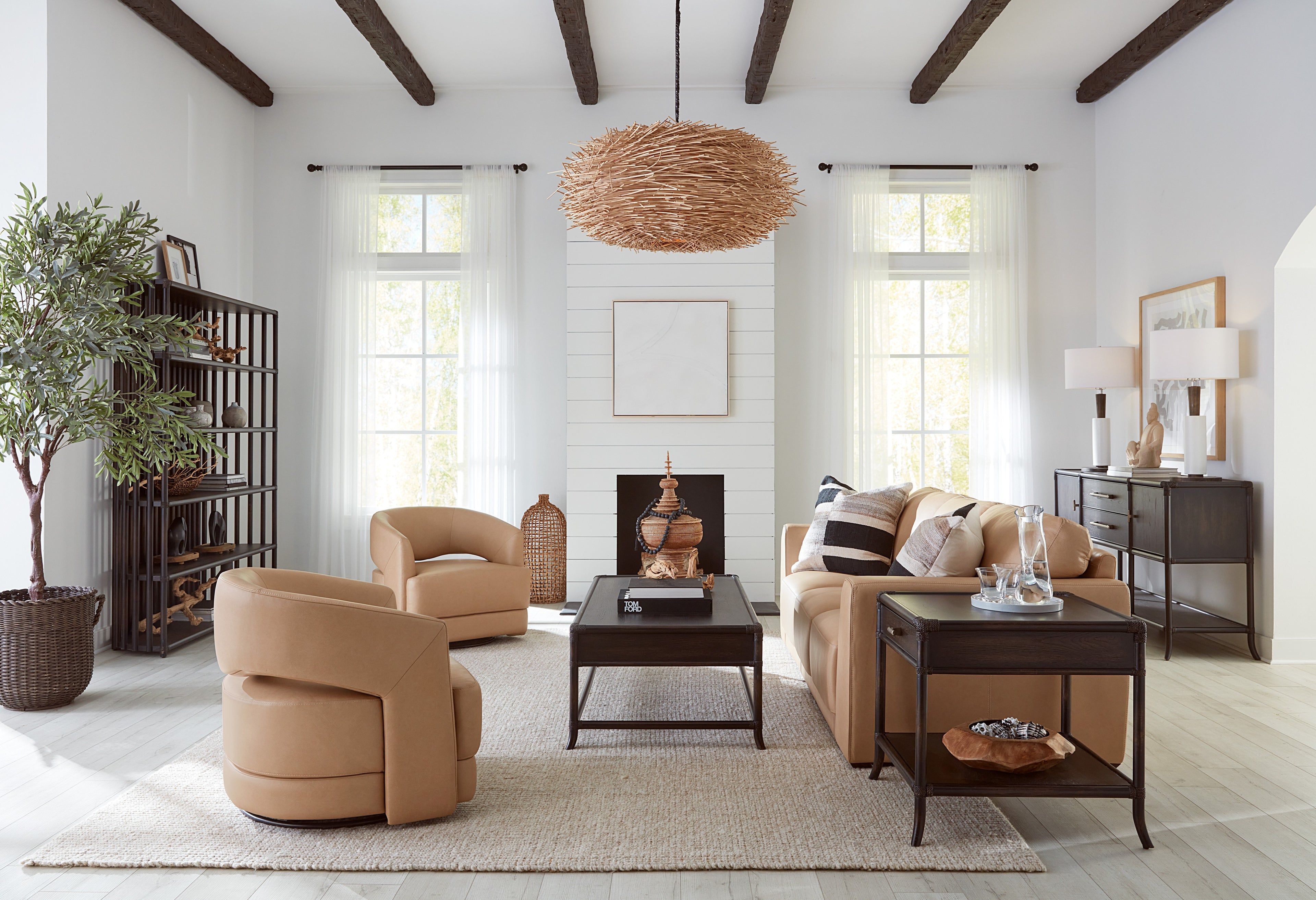 Hooker Furniture Keys Swivel Chair