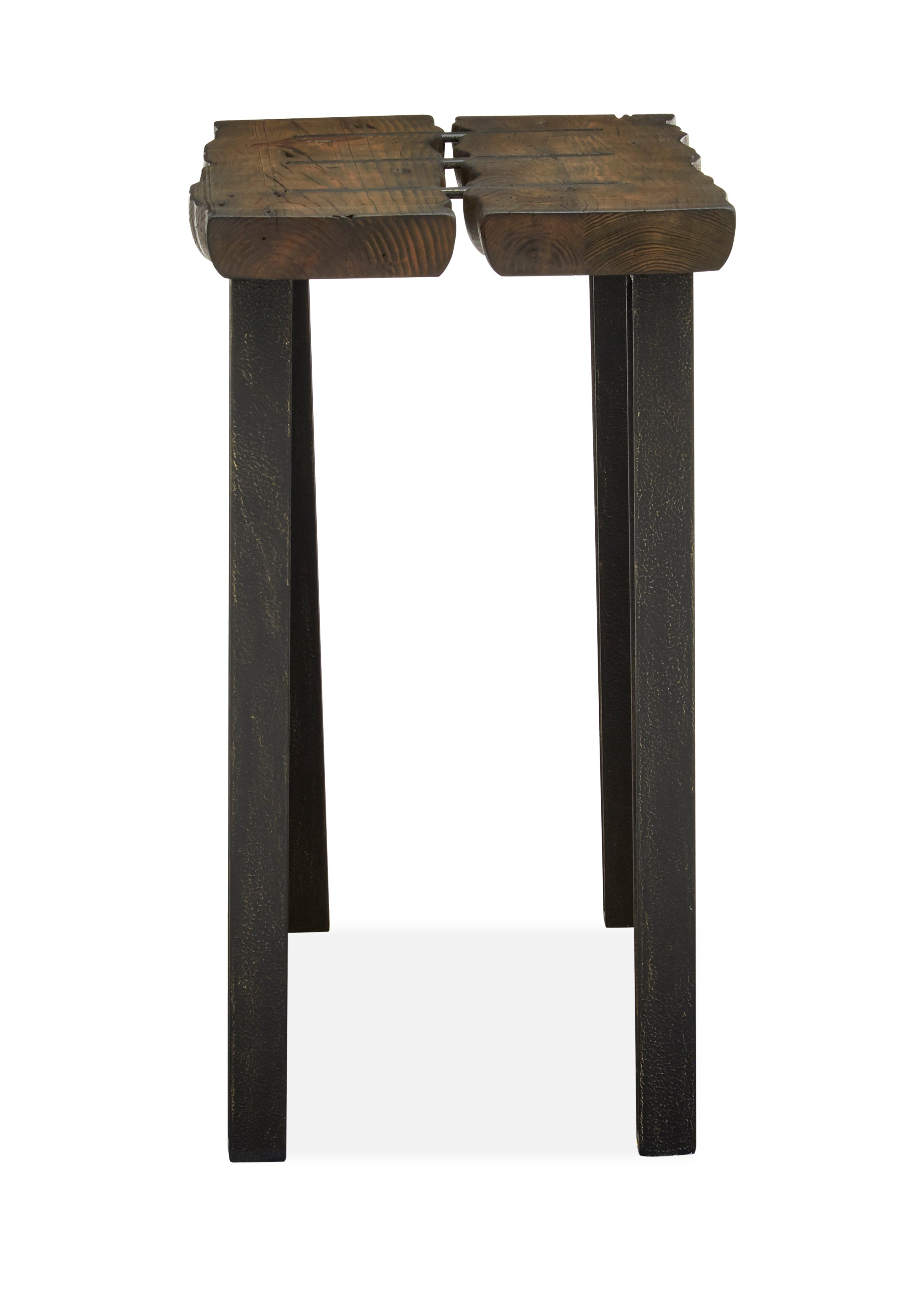 Dartmouth Rectangular Sofa Table in Sawmill and Galvanized
