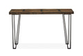 Dartmouth Rectangular Sofa Table in Sawmill and Galvanized
