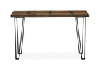 Dartmouth Rectangular Sofa Table in Sawmill and Galvanized