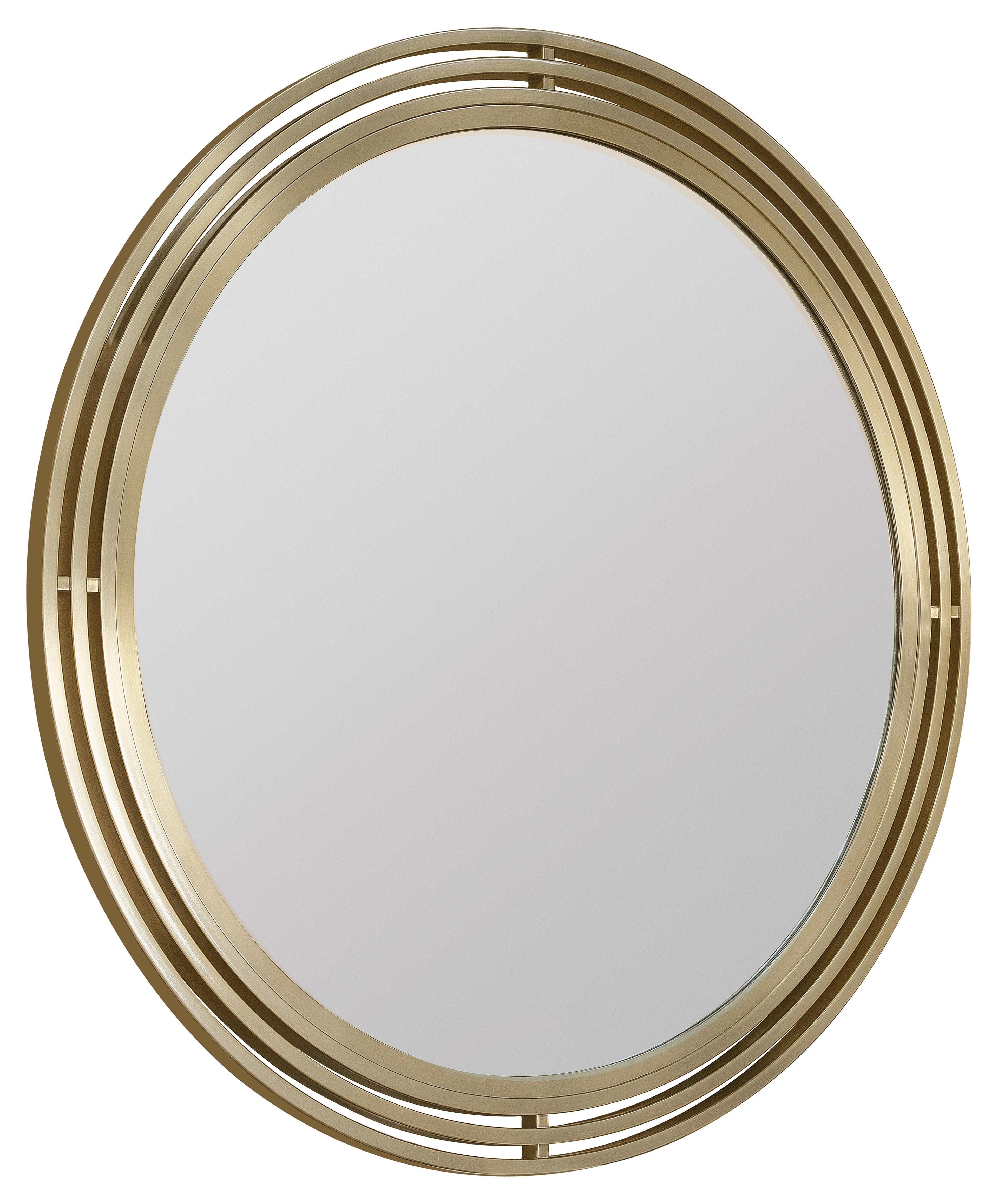 Hooker Furniture Banyon Bay Round Mirror in Golds