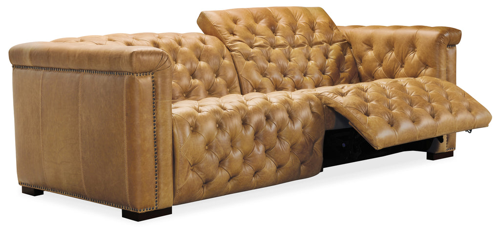 Hooker Furniture Savion 2 over 2 Sofa with Power Recline & Power Headrest