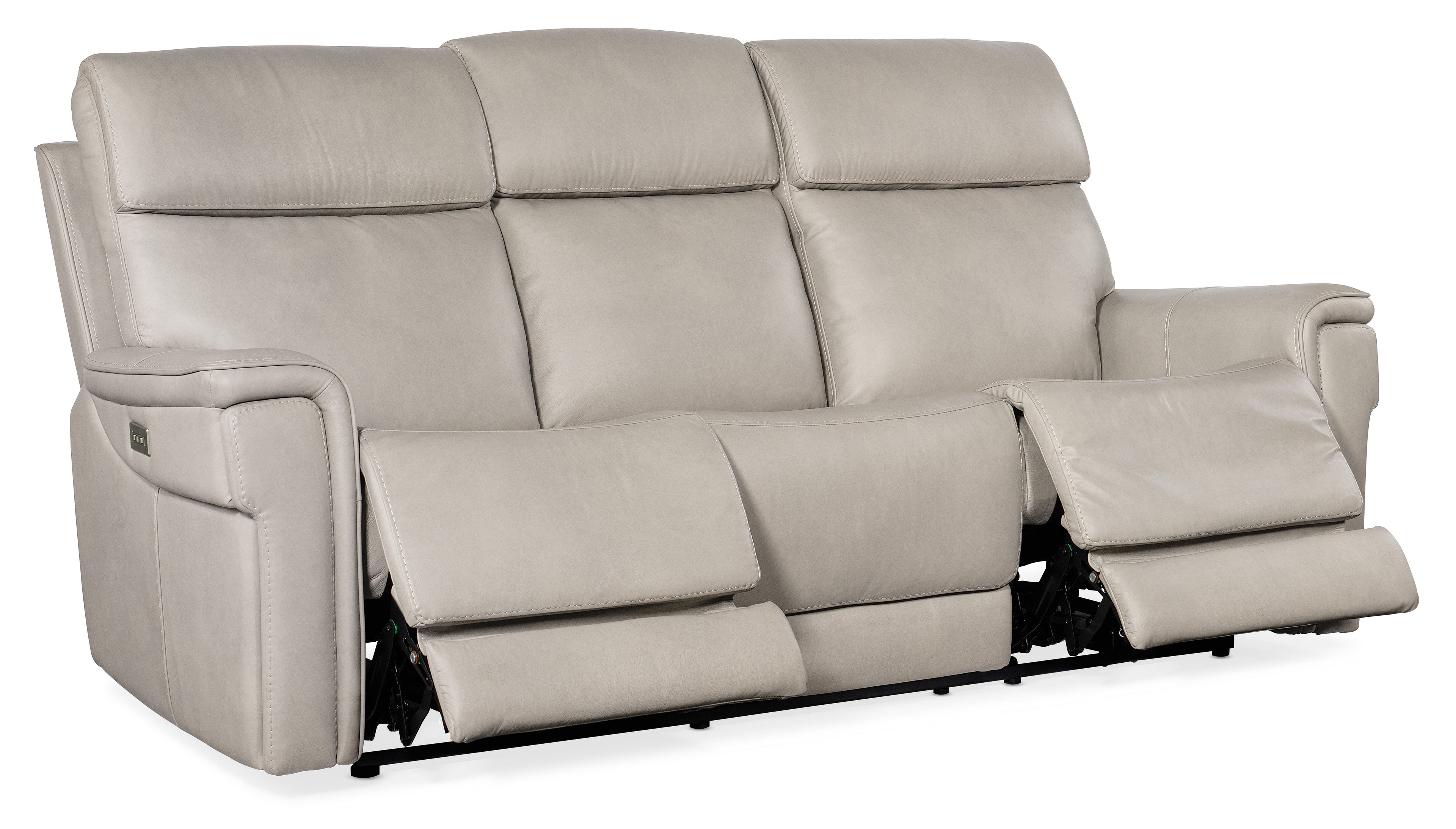 Hooker Furniture Lyra Zero Gravity Power Sofa with Power Headrest in Gray