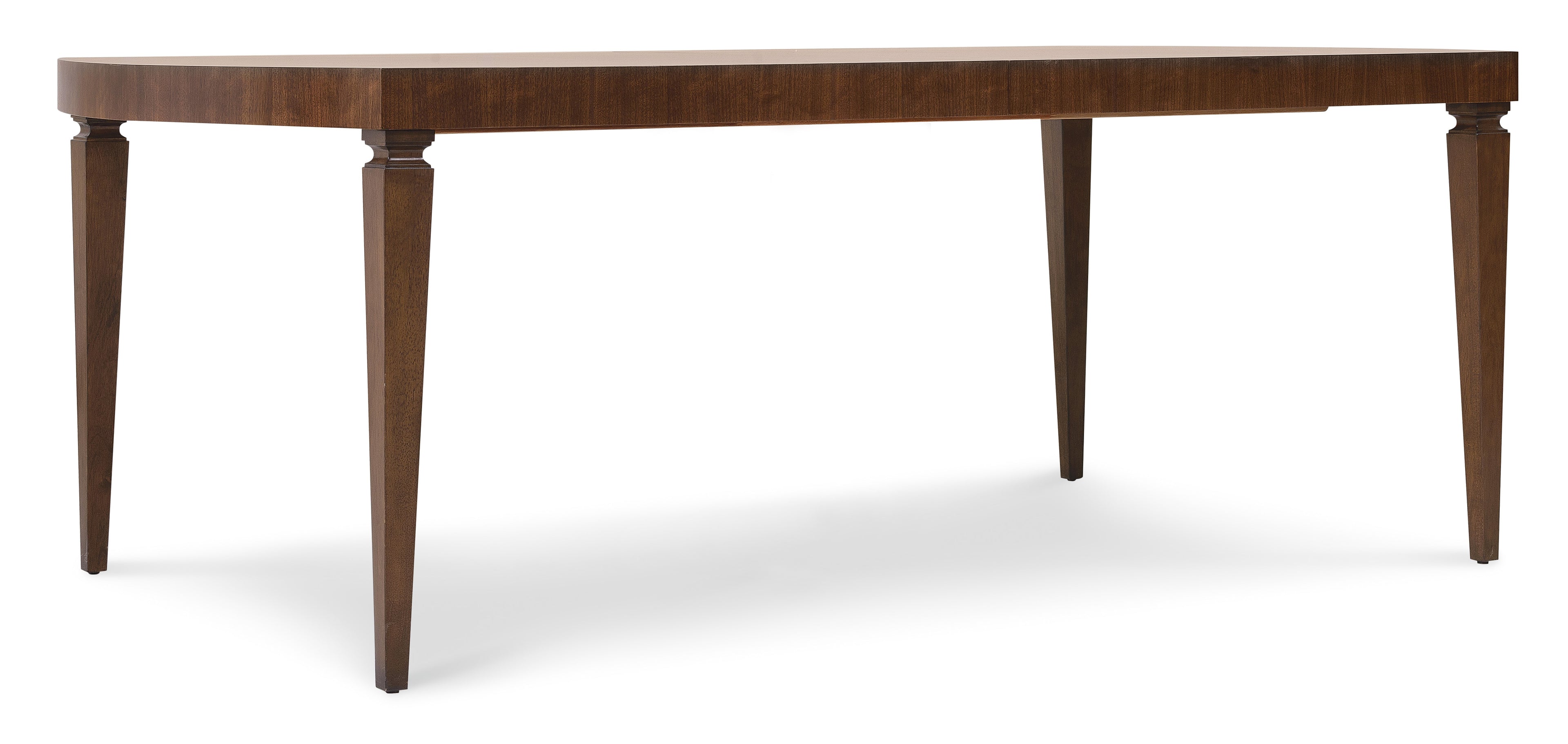Hooker Furniture Archives Rectangle Dining Table with Two 20-inch Leaves in Walnut