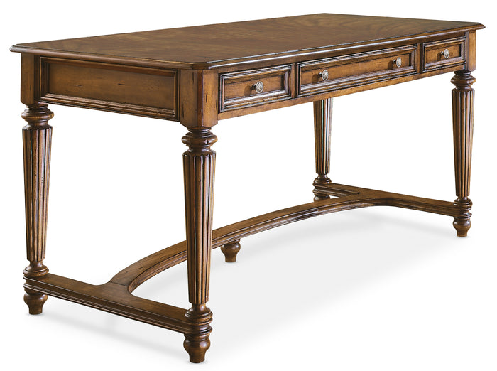 Hooker Furniture Brookhaven Leg Desk in Medium Wood