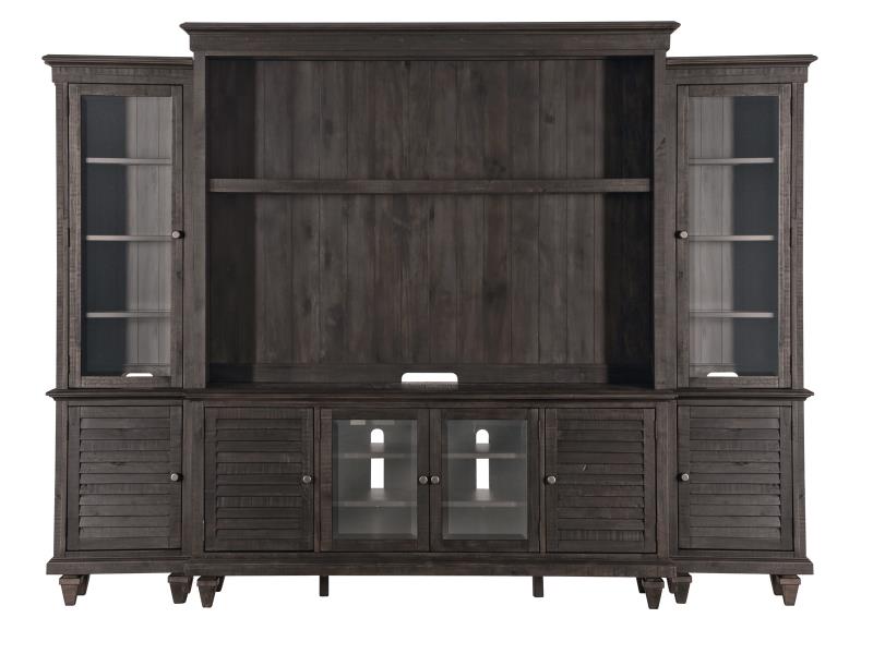 Calistoga Entertainment Wall in Weathered Charcoal.