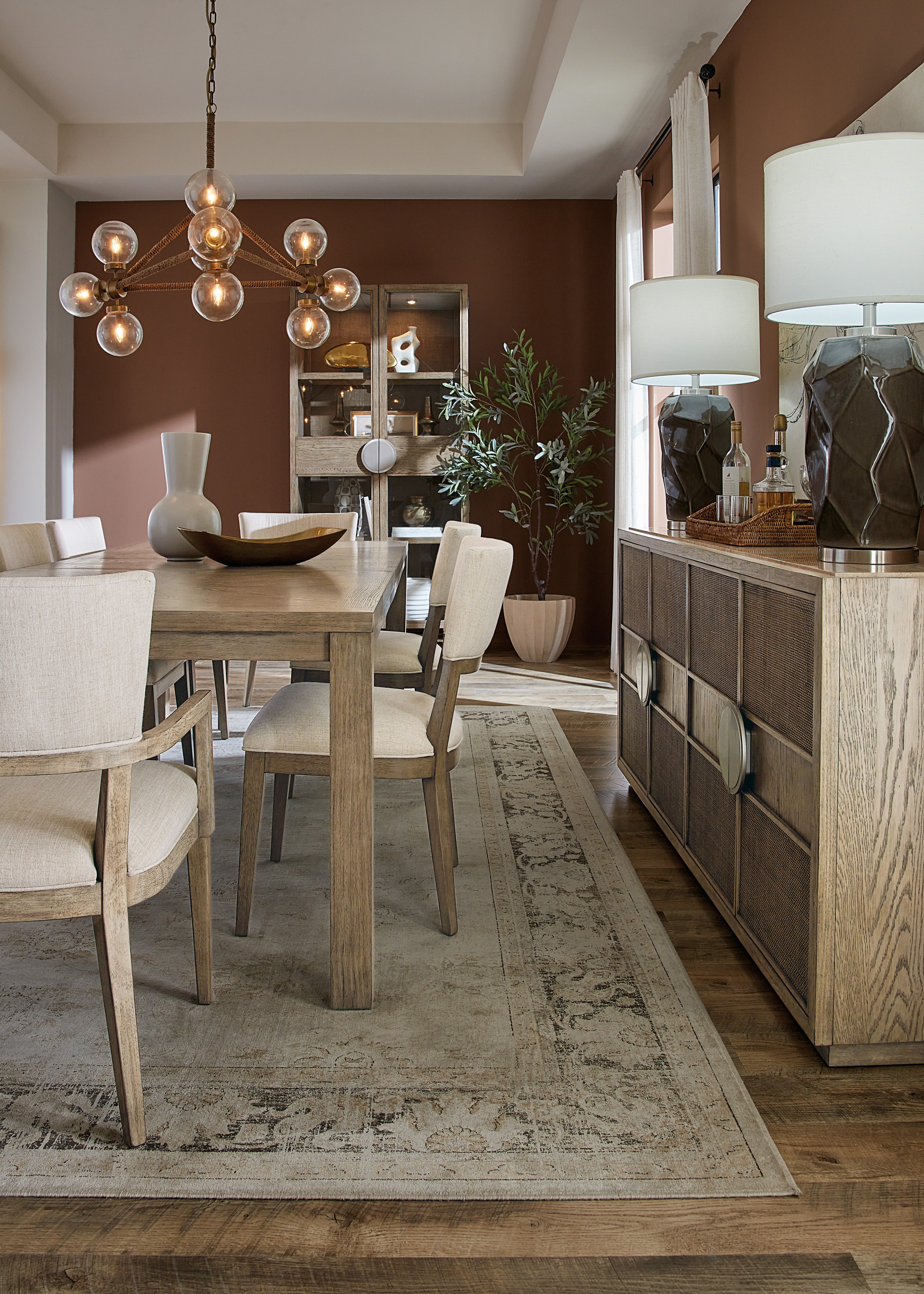 Hooker Furniture Sonnet Dining Credenza in Wren