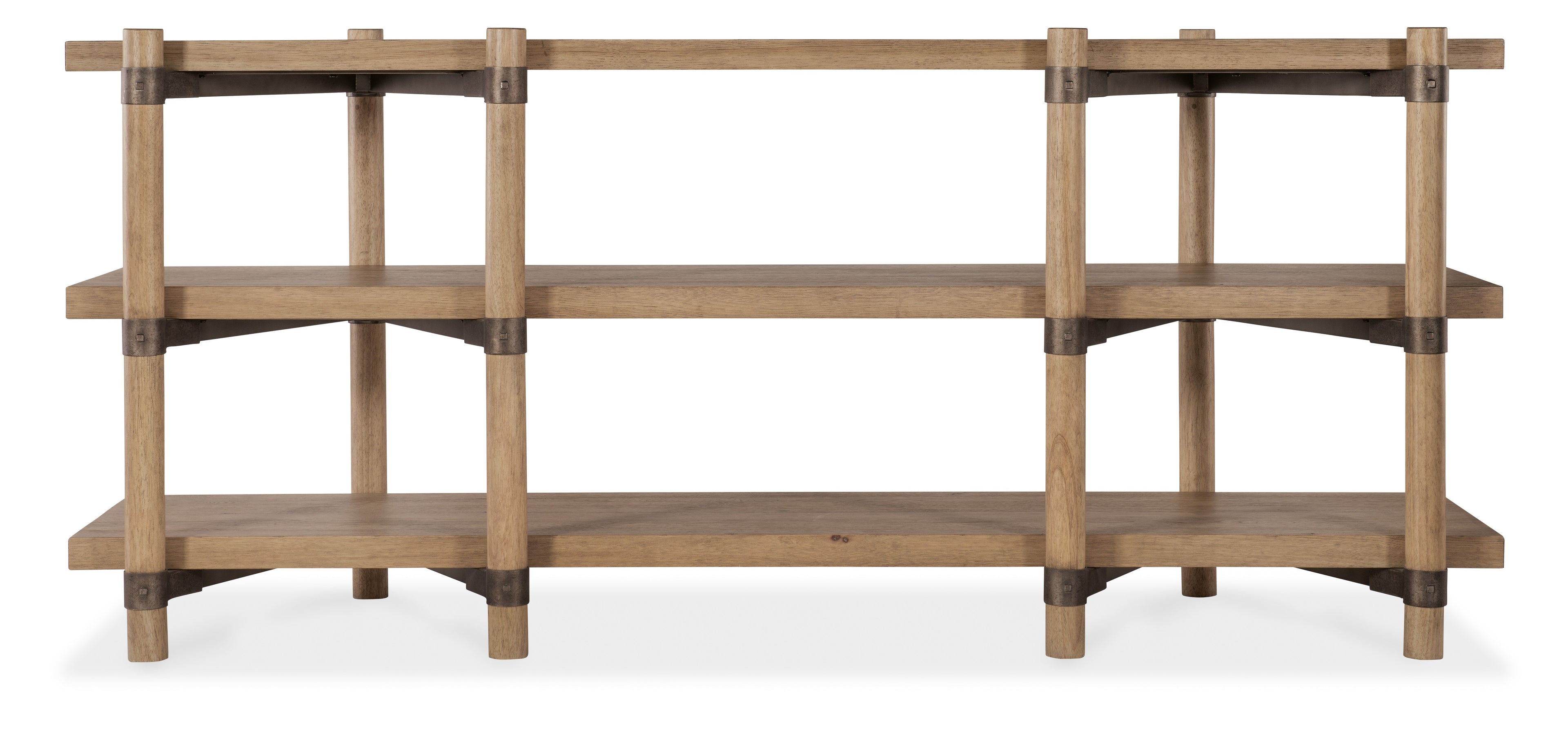 Hooker Furniture Vineyard Row Console in Light Wood
