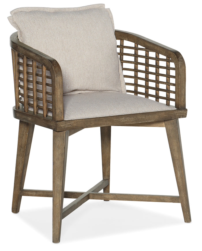 Hooker Furniture Sundance Barrel Back Chair in Cliffside