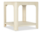 Hooker Furniture Archives Raffia End Table in Browns