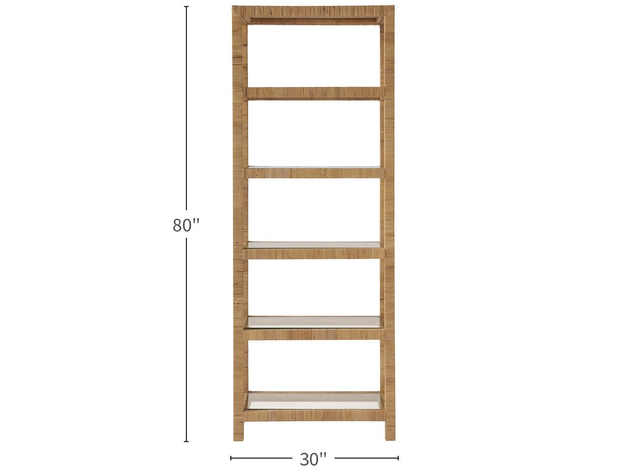 Escape Long Key Etagere in Natural