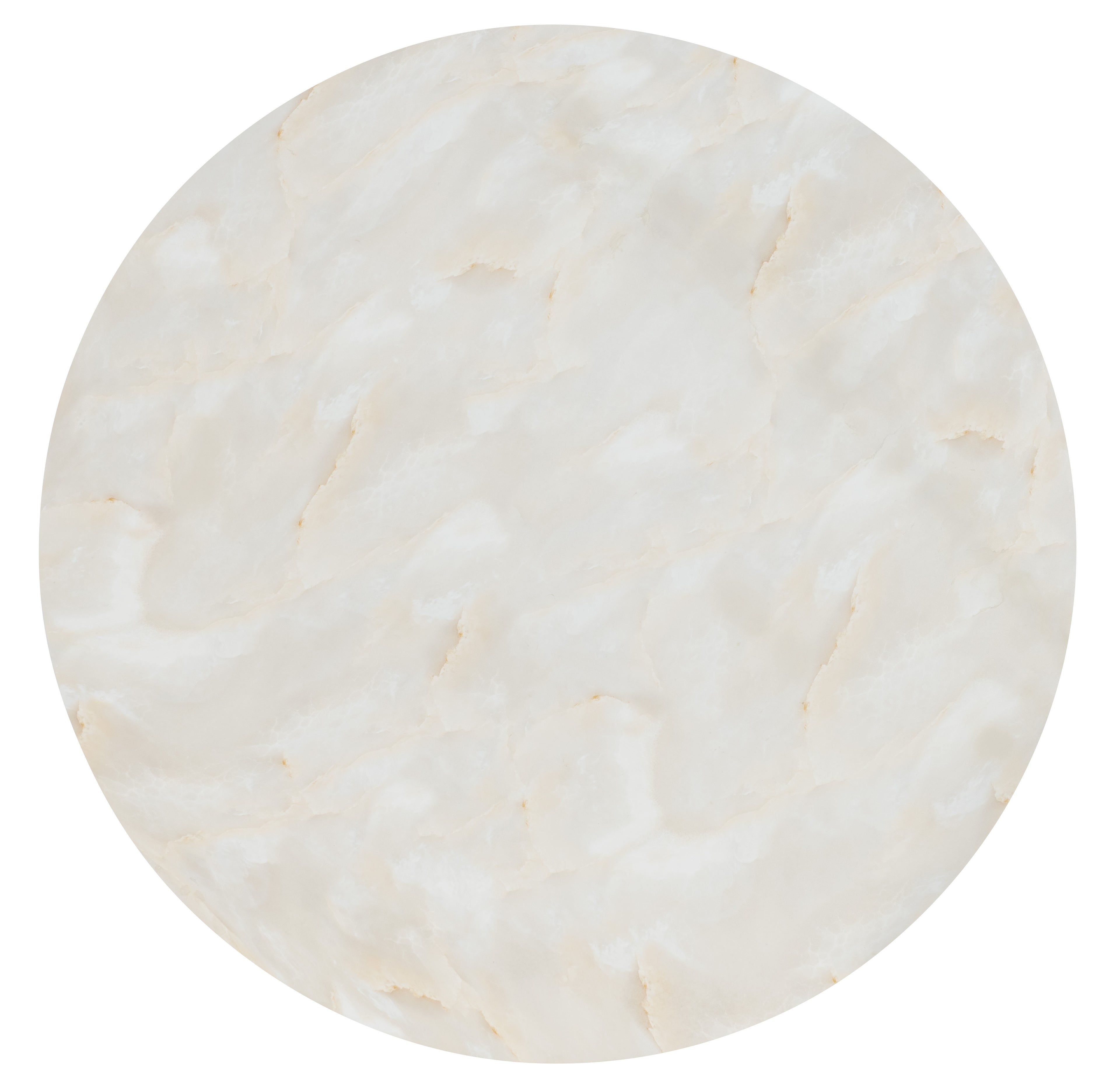 Hooker Furniture Eleana Round Dining Table in Faux Onyx