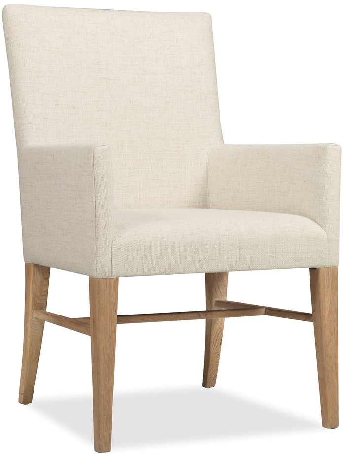 Hooker Furniture Driftwood Upholstered Dining Arm Chair