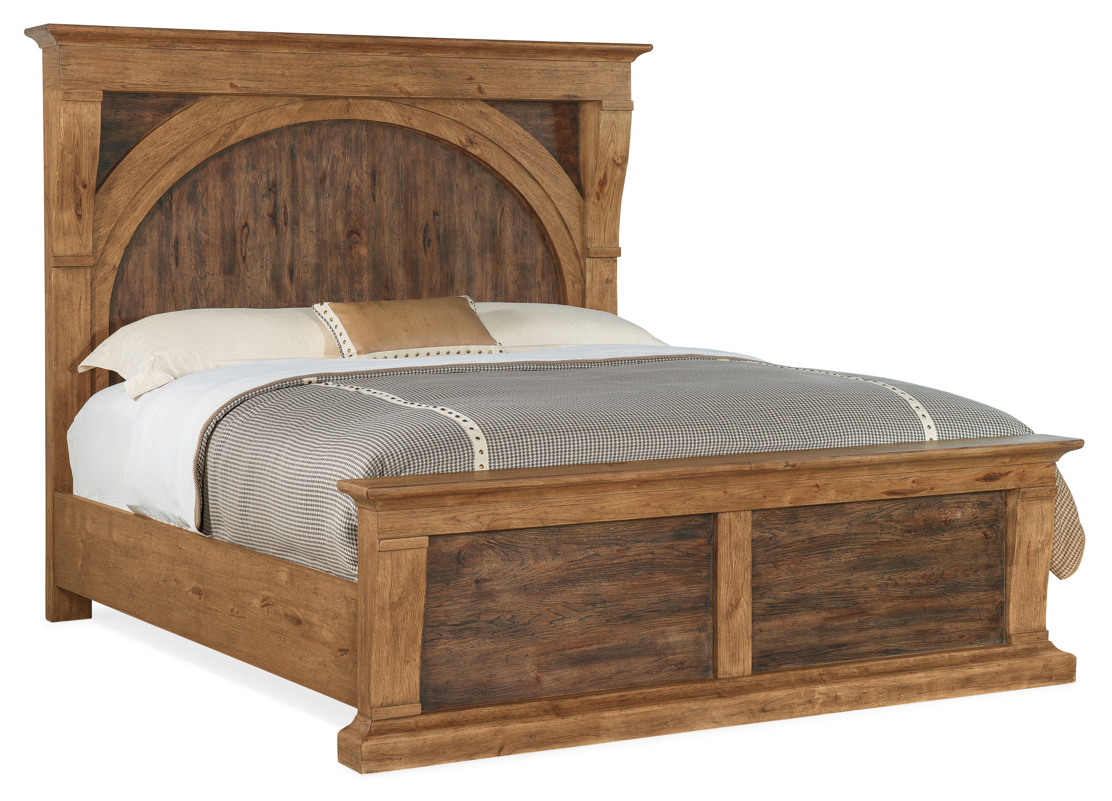 Hooker Furniture Big Sky Corbel Bed in Medium Wood
